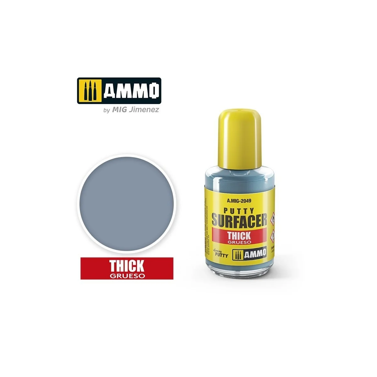 Mastic liquide de surface - Epais (30ml) Mig AMMO - MIG Jimenez A.MIG-2049 - 1 Mastic liquide de surface - Epais (30ml) Mig AMMO - MIG Jimenez A.MIG-2049 - 1
