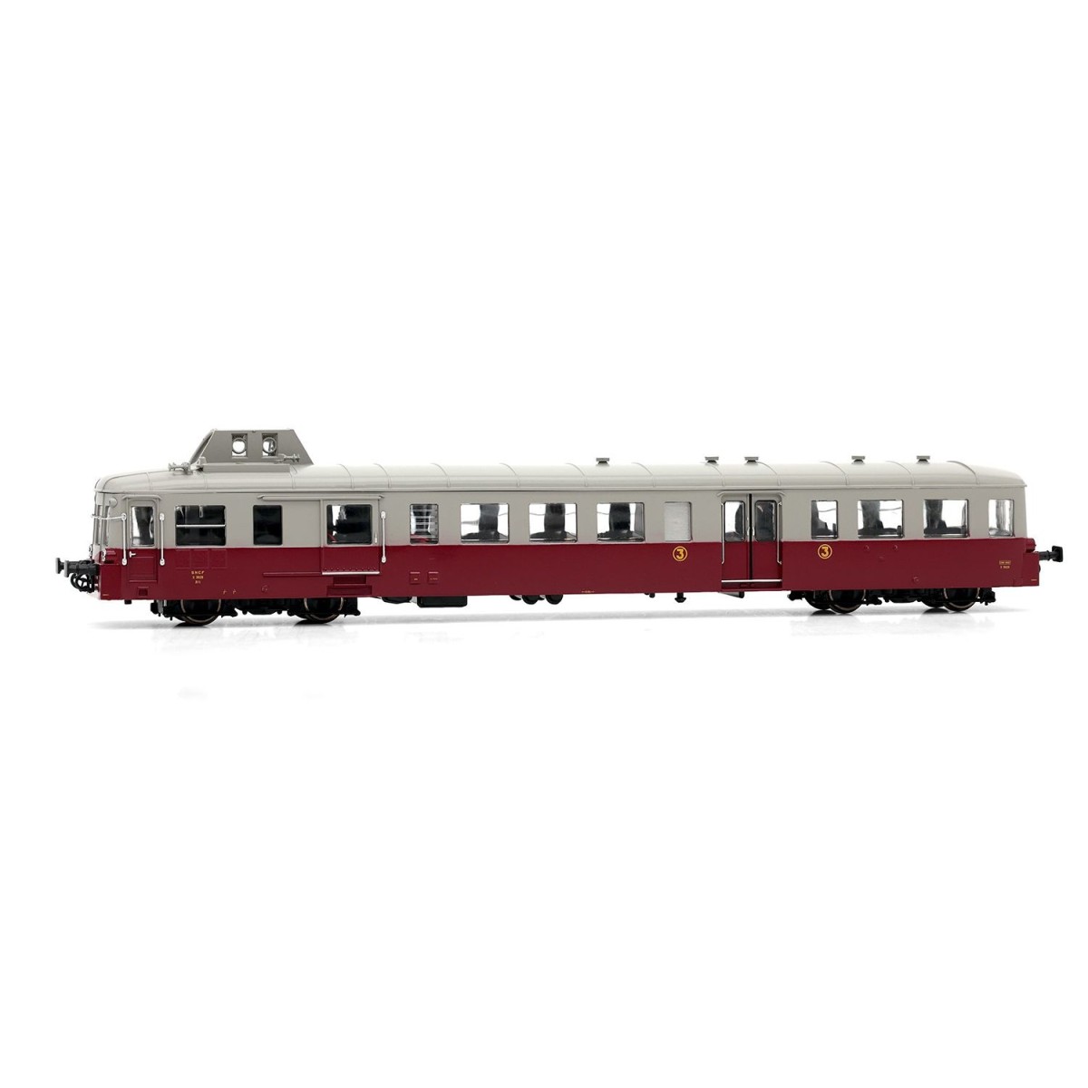 Jouef HJ2616 Autorail diesel X 3800 Picasso, SNCF, livrée rouge rubis/gris perle Jouef HJ2616 - 4