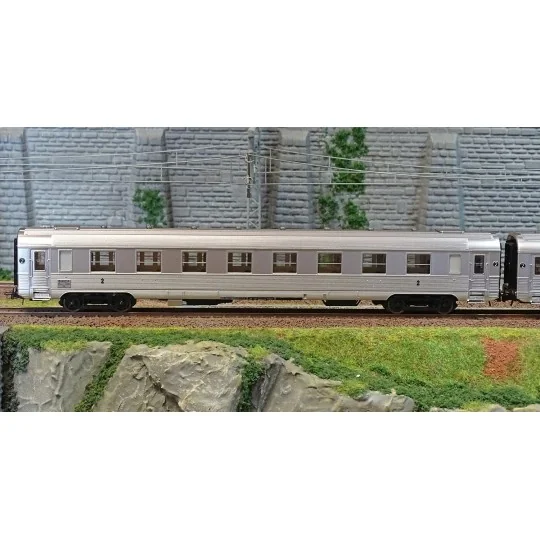 HJ4175-Jouef HJ4175 Set of 3 short passenger cars DEV Inox, SNCF, B8 / B8 / A6D, ep.III
