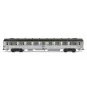 HJ4177-Jouef HJ4177 Set de 2 voitures voyageurs courtes DEV Inox, SNCF, cartouche Corail, B8 / B8