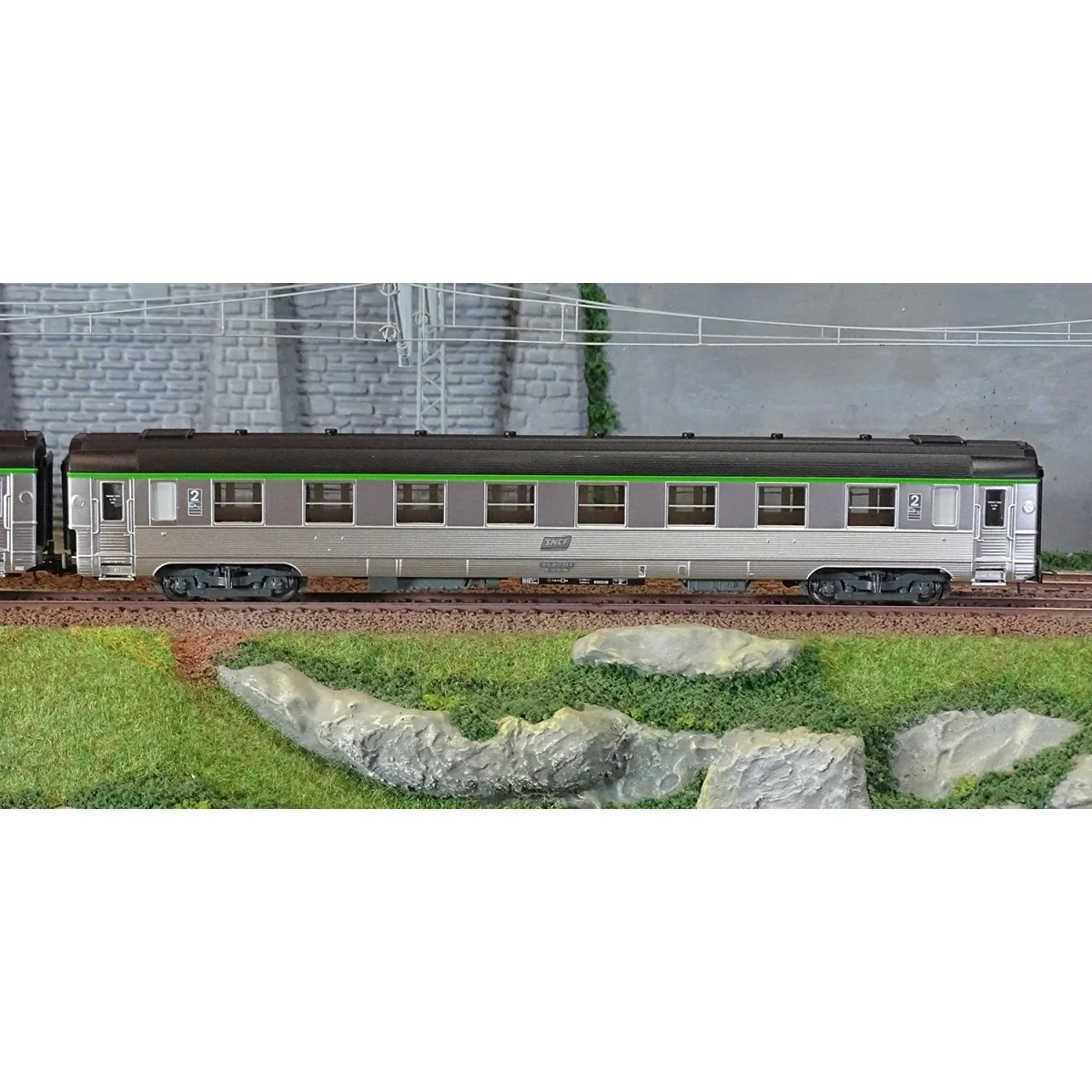 Jouef HJ4177 Set of 2 short passenger cars DEV Inox, SNCF, Corail c...