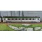 HJ4177-Jouef HJ4177 Set de 2 voitures voyageurs courtes DEV Inox, SNCF, cartouche Corail, B8 / B8