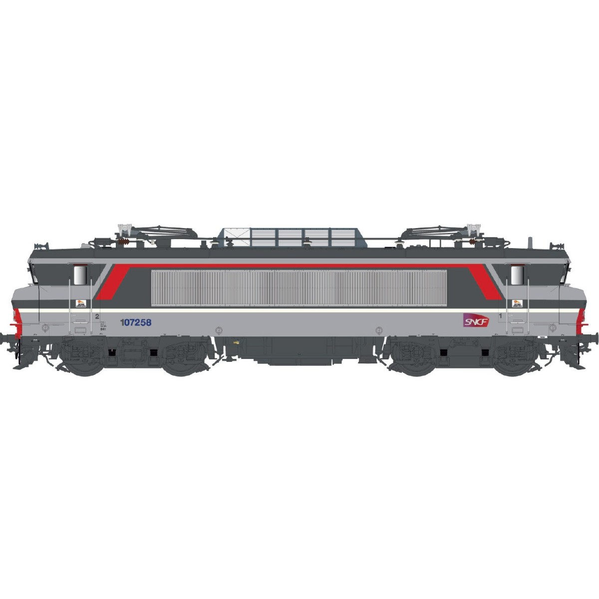 LS Models 11208S SNCF BB 1107258 Electric Locomotive, Corail+, Carm...