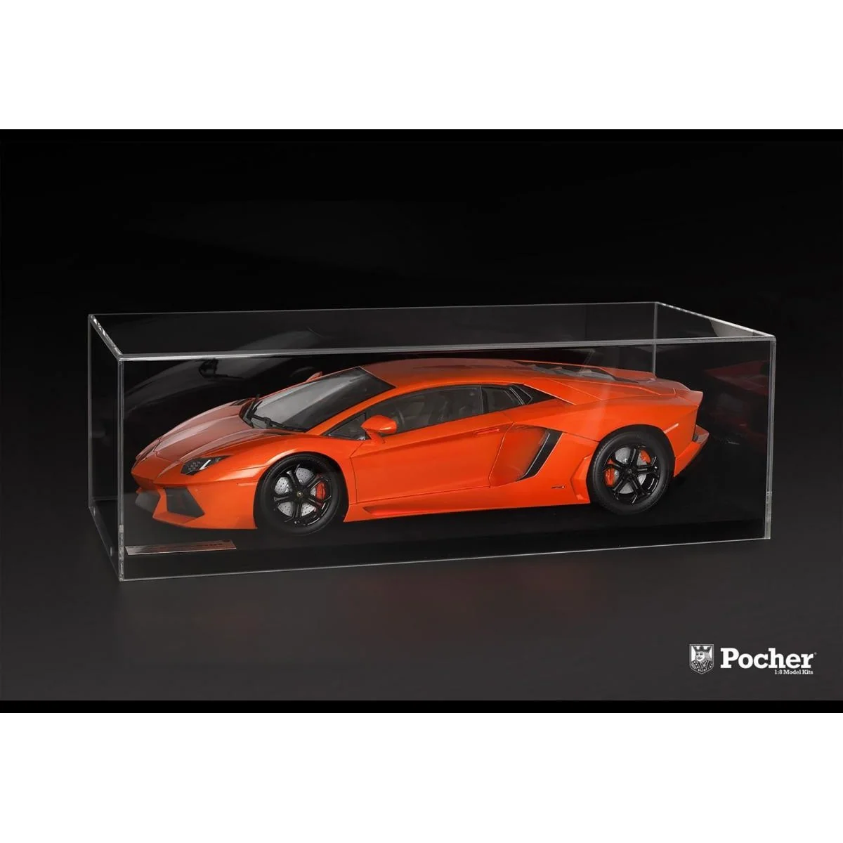 Transparent display case for 1/8 scale model cars - Pocher HK200 - ...