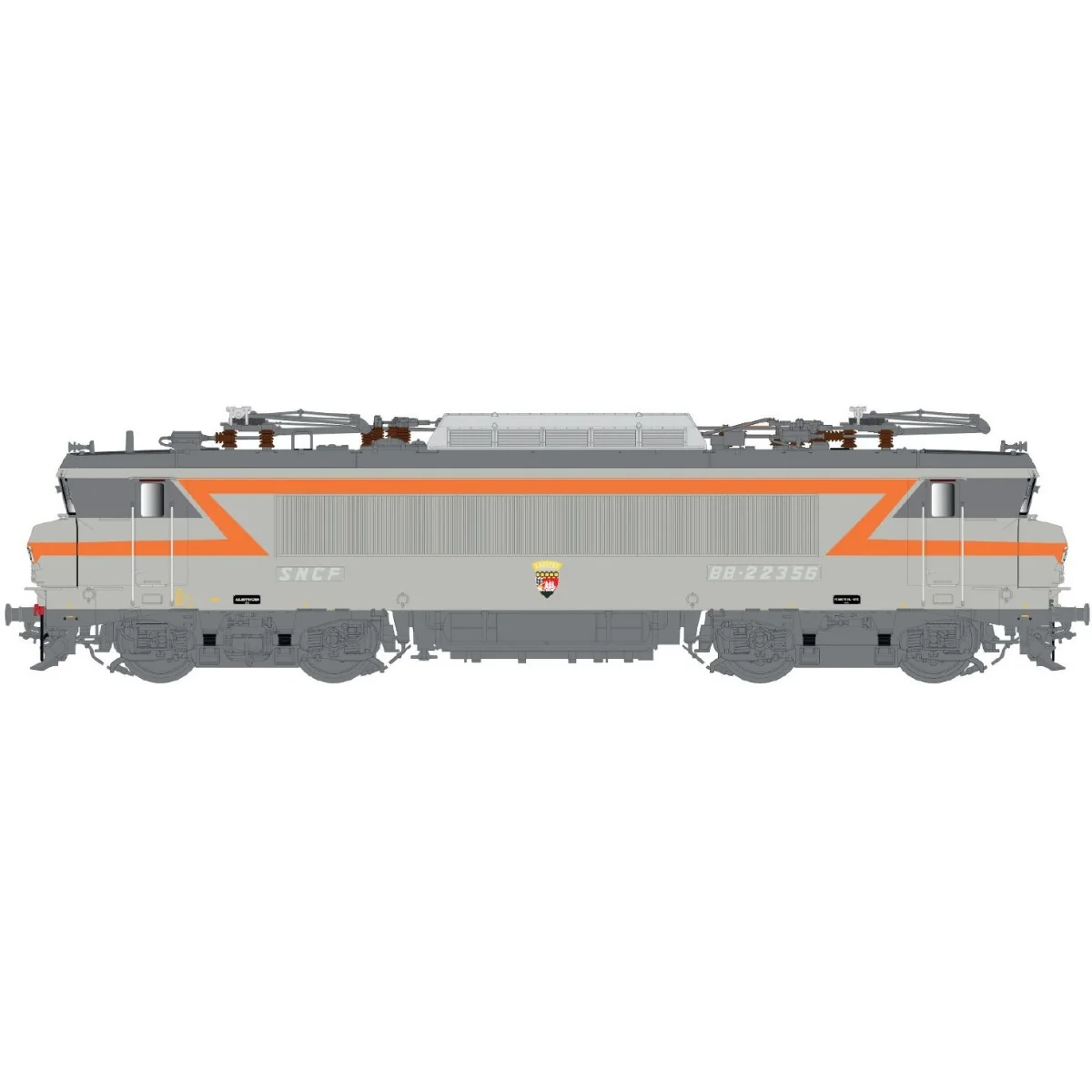 LS Models 11105S SNCF BB 22356 electric locomotive, concrete grey/o...
