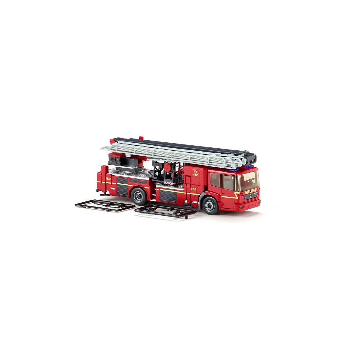 Wiking 062846 Fire Truck, MB Econic Mercedes, Large Ladder - Wiking...