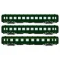 Ree Modeles VB389 Set de 3 voitures voyageurs DEV AO courtes, SNCF, B10 U52 / A8, vert 306, ep.III Ree Modeles VB-389 - 7 VB-389-Ree Modeles VB389 Set de 3 voitures voyageurs DEV AO courtes, SNCF, B10 U52 / A8, vert 306, ep.III