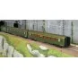 Ree Modeles VB389 Set of 3 short DEV AO passenger cars, SNCF, B10 U... VB-389-Ree Modeles VB389 Set of 3 short DEV AO passenger cars, SNCF, B10 U52 / A8, green 306, ep.III