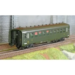 Ree Modeles VB390 Voiture voyageurs DEV AO courte, SNCF, B10 U52, vert 306, ep.III Ree Modeles VB-390 - 1