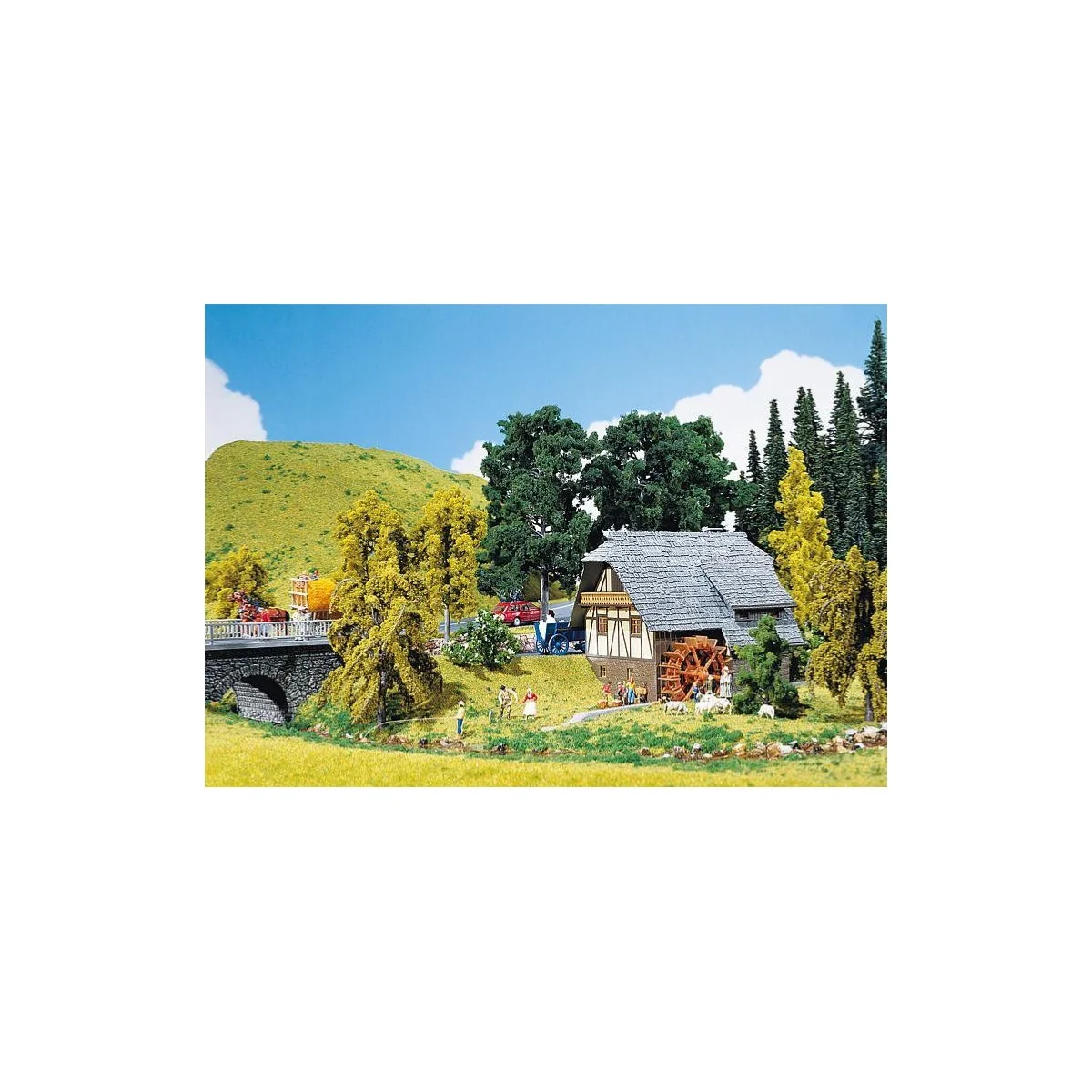 Faller 130387 Model Kit, Small House in the Forest