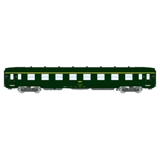 VB-394-Ree Modeles VB394 Voiture voyageurs DEV AO courte, SNCF, A8 U53, vert 301, ep.IV