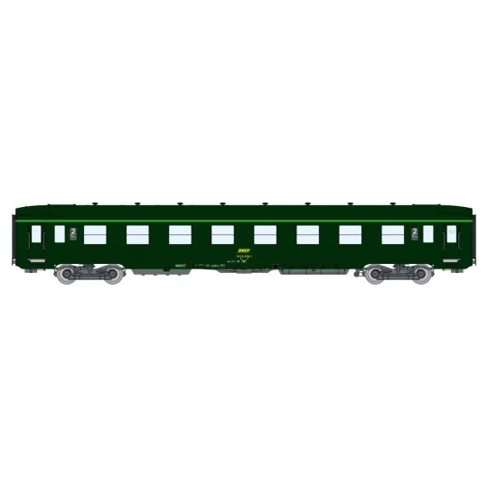VB-397-Ree Modeles VB397 Voiture voyageurs DEV AO courte, SNCF, B8 ex-A8 U53, vert 302, ep.IV-V