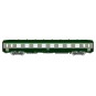 VB-398-Ree Modeles VB398 Voiture voyageurs DEV AO courte, SNCF, B8 ex-A8 U53, vert 302/gris 804, ep.IV-V