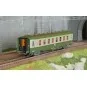 Ree Modeles VB398 Voiture voyageurs DEV AO courte, SNCF, B8 ex-A8 U53, vert 302/gris 804, ep.IV-V Ree Modeles VB-398 - 1 VB-398-Ree Modeles VB398 Voiture voyageurs DEV AO courte, SNCF, B8 ex-A8 U53, vert 302/gris 804, ep.IV-V