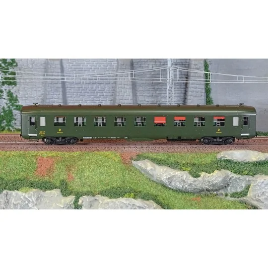 VB-400-Ree Modeles VB400 DEV AO Passenger Car, SNCF, B9c9 myfi, green 306, ep.III