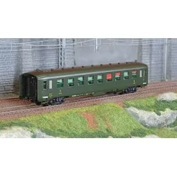 Ree Modeles VB401 Voiture voyageurs DEV AO Couchettes, SNCF, B9c9 myfi, vert 306, ep.III Ree Modeles VB-401 - 1