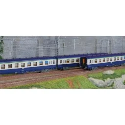 Ree Modeles VB402 Set of 3 DEV AO Couchette Passenger Cars, SNCF, B...