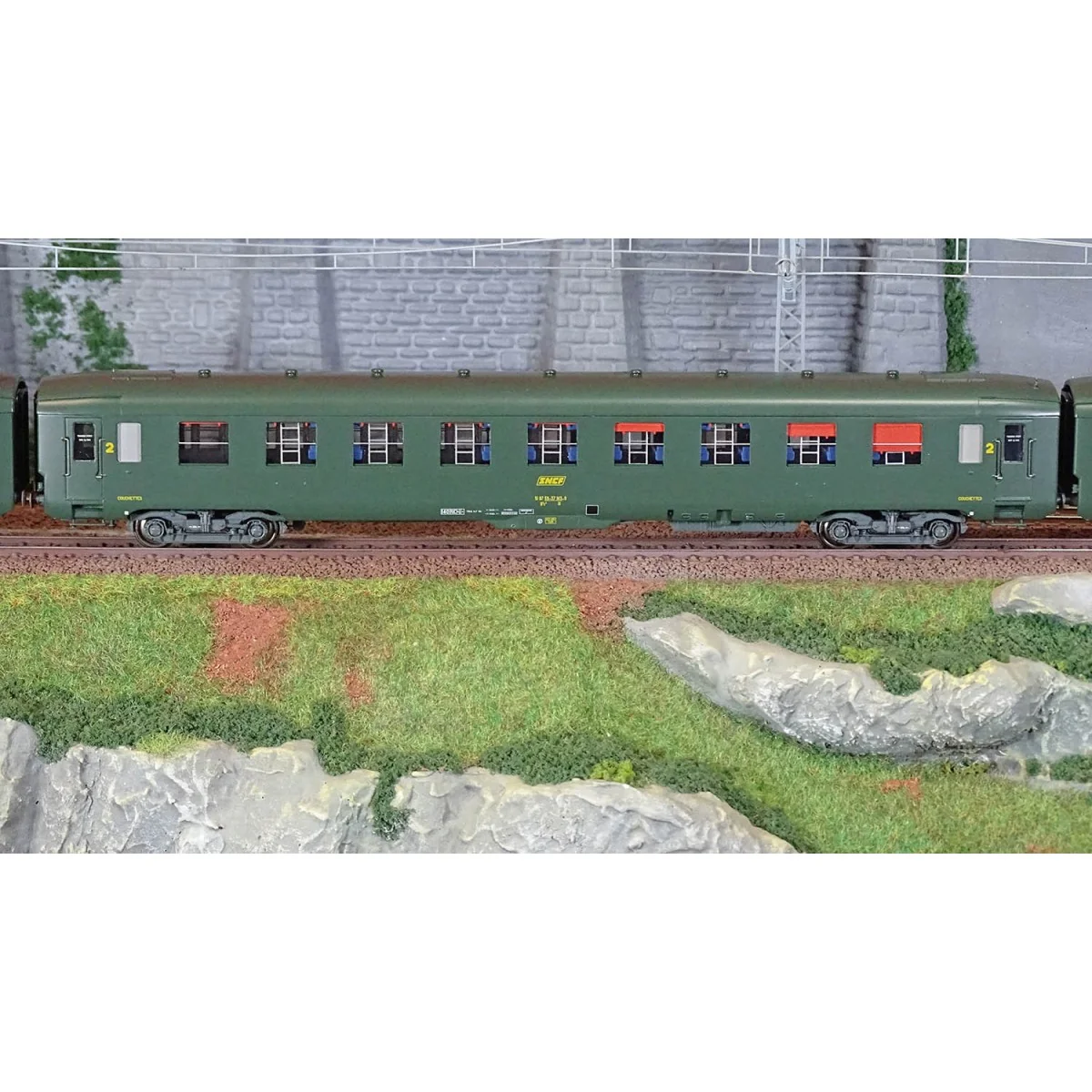 Ree Modeles VB405 Set of 3 DEV AO Sleeping Cars, SNCF, B9c9, Green ...