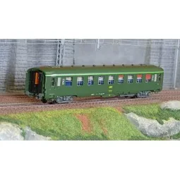 Ree Modeles VB407 DEV AO Sleeping Car, SNCF, B9c9, Green 301, frame...