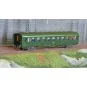 VB-407-Ree Modeles VB407 Voiture voyageurs DEV AO Couchettes, SNCF, B9c9, Vert 301, logo encadré, cartouche Corail, ep.IV-V