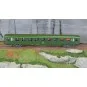 VB-408-Ree Modeles VB408 Voiture voyageurs DEV AO Couchettes, SNCF, B9c9, Vert 301, logo encadré, cartouche Corail, ep.IV-V