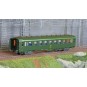 VB-408-Ree Modeles VB408 Voiture voyageurs DEV AO Couchettes, SNCF, B9c9, Vert 301, logo encadré, cartouche Corail, ep.IV-V