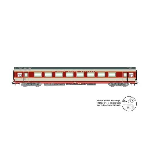 HJ4194-Jouef HJ4194 Grand Confort passenger car TEE Le Kléber, SNCF, A8tu, illuminated