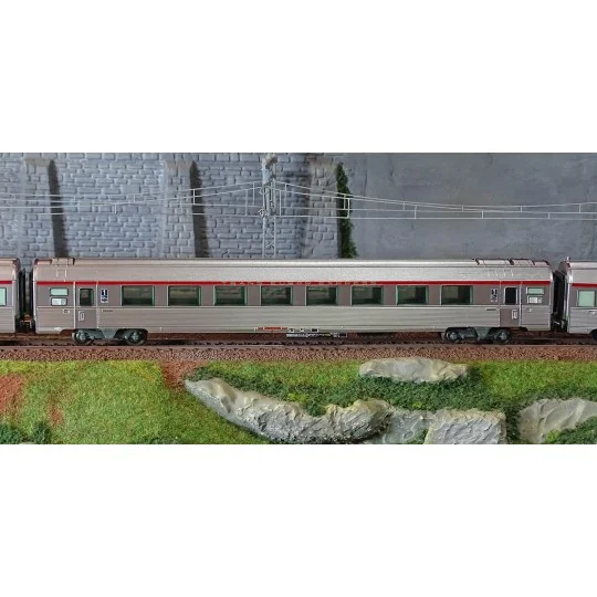 HJ4197-Jouef HJ4197 Set de 3 voitures voyageurs, EC Etoile du Nord, SNCF, Vru / A3rtu / A8u