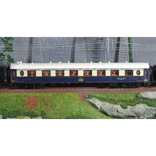 HJ4198-Jouef HJ4198 Set of 3 CIWL passenger cars, Etoile du Nord, DD3 / VP Côte d'Azur / VPC Étoile du Nord, illuminated