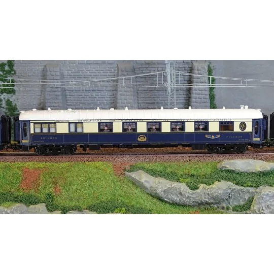 HJ4199-Jouef HJ4199 Set de 3 voitures voyageurs CIWL, Etoile du Nord, DD3 / VPC Côte d'Azur / VP Étoile du Nord, éclairé