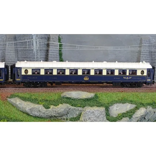 HJ4199-Jouef HJ4199 Set de 3 voitures voyageurs CIWL, Etoile du Nord, DD3 / VPC Côte d'Azur / VP Étoile du Nord, éclairé