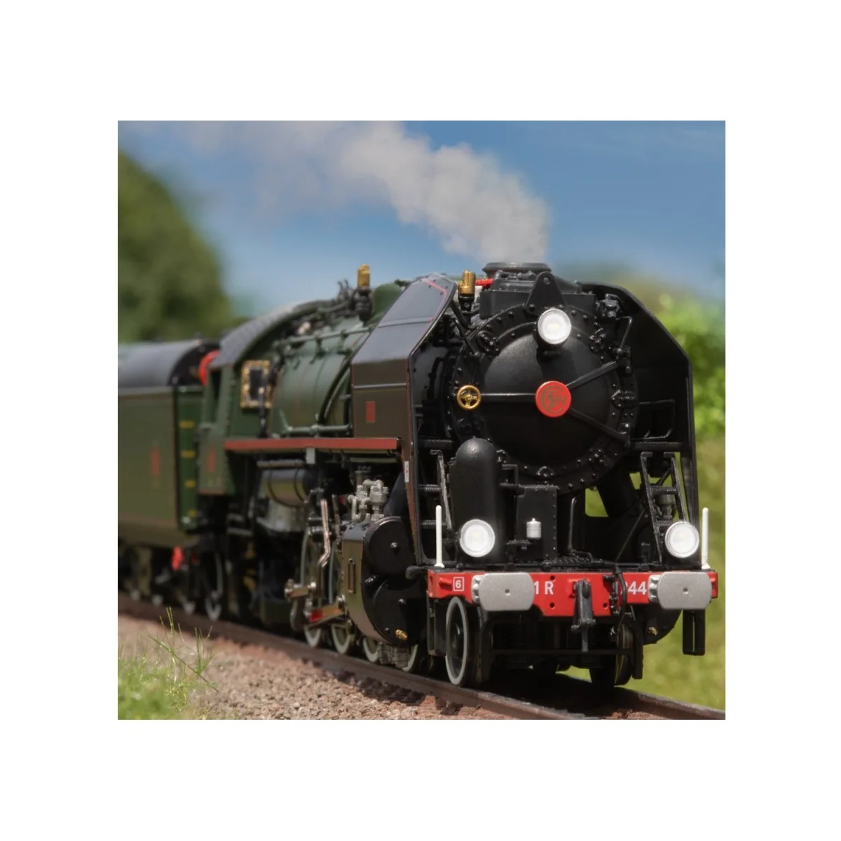 Trix 25141 Class 141-R 1244 Steam Locomotive, SNCF, Digital Sound -...