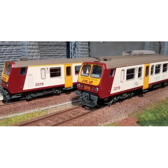 Piko_96422-Piko 96422 SNCF electric railcar, Z2 Z 2019, CFL livery