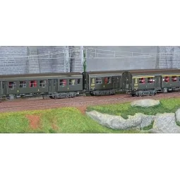 EPM 41.33.06 Set of 3 Romilly coaches, A10 1/2t + B9 1/2t + B9 1/2t...
