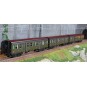 EPM_41.33.08-EPM 41.33.08 Set of 3 Romilly coaches, ABtmyp + Btmyfp + BDtmyp, black chassis, SNCF, illuminated