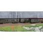 EPM_41.33.08-EPM 41.33.08 Set of 3 Romilly coaches, ABtmyp + Btmyfp + BDtmyp, black chassis, SNCF, illuminated