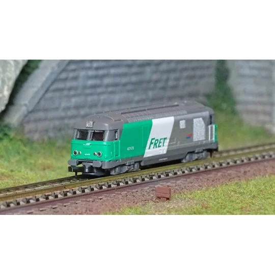 AZAR_L01-FR2A-Azar L01-FR2A Locomotive diesel BB 67478, SNCF, livrée FRET, logo casquette, échelle Z