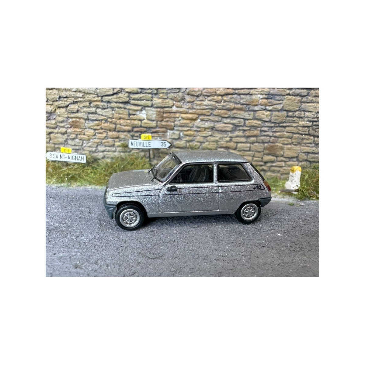 Ree Modeles CB160 Voiture Renault R5 Alpine 1976, Grise Ree Modeles CB-160 - 2