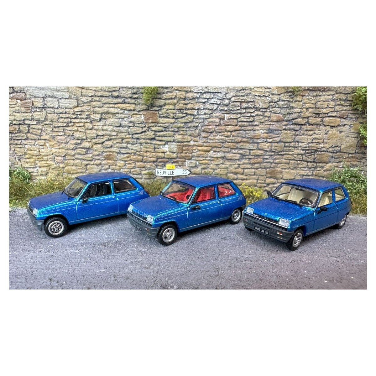 Ree Modeles CB161 Voiture Renault R5 Alpine 1976, Bleu métal Alpine Ree Modeles CB-161 - 2