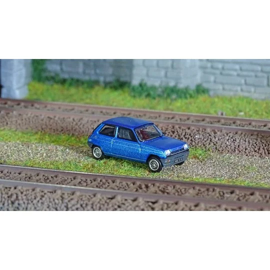 Ree Modeles CB161 Voiture Renault R5 Alpine 1976, Bleu métal Alpine Ree Modeles CB-161 - 1 CB-161-Ree Modeles CB161 Voiture Renault R5 Alpine 1976, Bleu métal Alpine