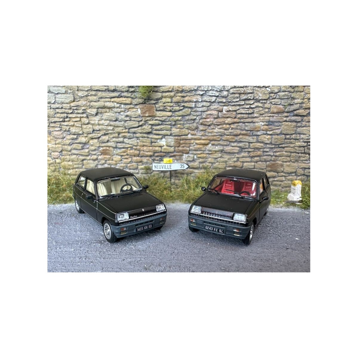 Ree Modeles CB162 Voiture Renault R5 Alpine 1978 Phase 2, Noire Ree Modeles CB-162 - 2