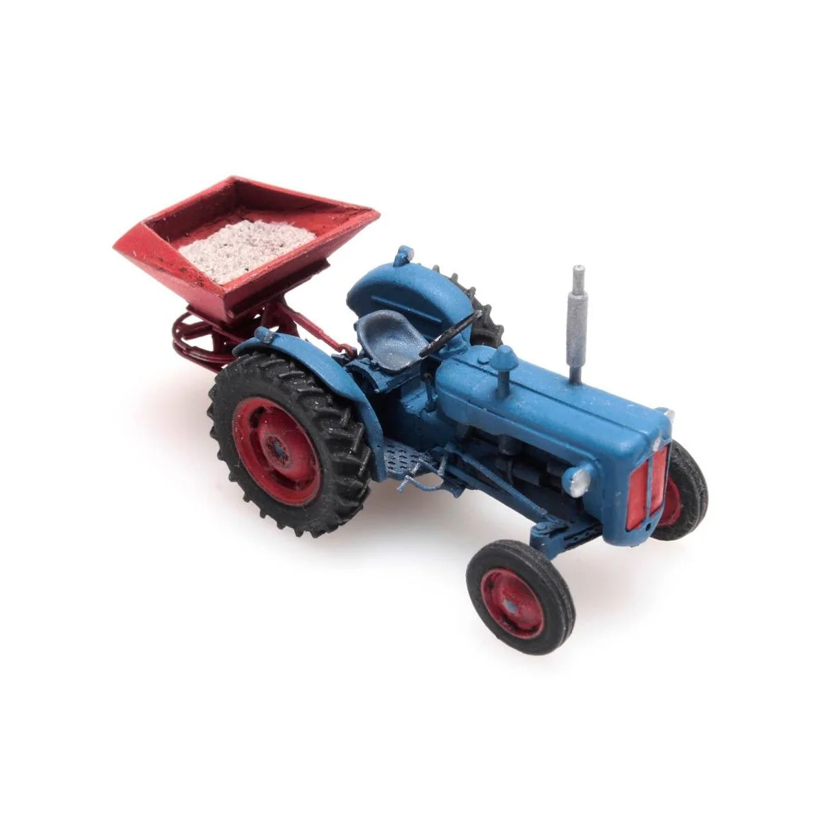 Artitec 387.347 Blue FORD Tractor with Seed Drill - Arti_387.347