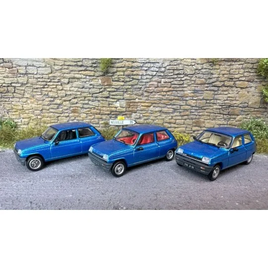 Ree Models CB166 Renault R5 Alpine Turbo 1981 Car, Blue CB-166-Ree Models CB166 Renault R5 Alpine Turbo 1981 Car, Blue