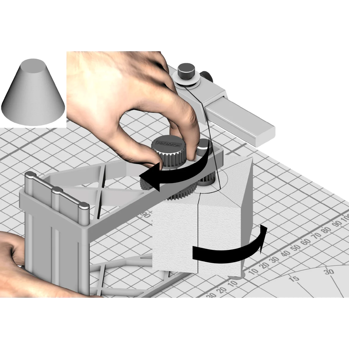 TKS 360 circle cutter for THERMOCUT 230/E Proxxon hot wire cutter