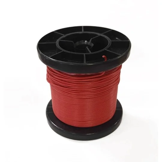 Herkat 3661 Fil de câblage, Rouge, 50 mètres, 0.14m2 Herkat Herkat_3661 - 1 Herkat_3661-Herkat 3661 Fil de câblage, Rouge, 50 mètres, 0.14m2