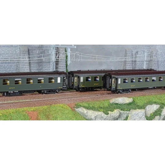 MW_40935-Models Word 40935 Set de 3 voitures OCEM PL et RA, A8 / B9 / B9, ETAT