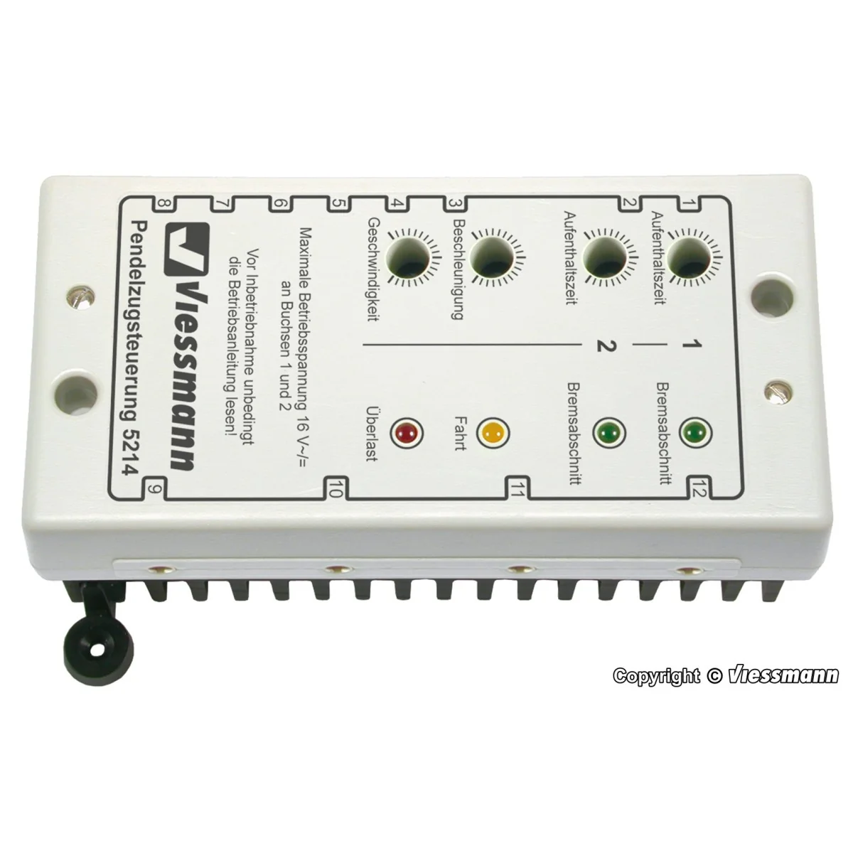 Viessmann 5214 Shuttle-type control module for DC trains Viessmann 5214 Shuttle-type control module for DC trains