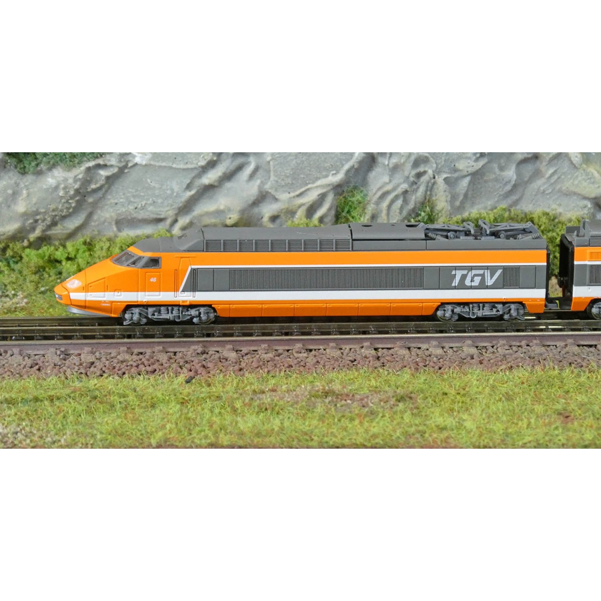 Azar T01-OR1D Coffret TGV Paris Sud-Est (PSE), record du monde, SNCF, orange, digitale, échelle Z AZAR Models AZAR_T01-OR1D - 2