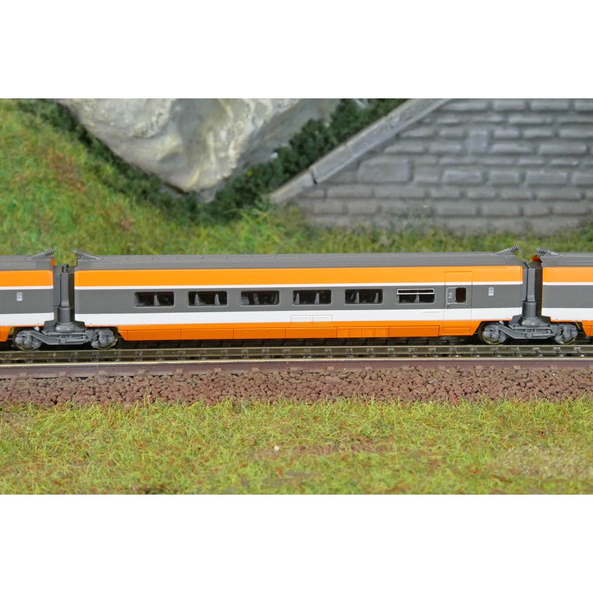 Azar T01-OR1D Coffret TGV Paris Sud-Est (PSE), record du monde, SNCF, orange, digitale, échelle Z AZAR Models AZAR_T01-OR1D - 5