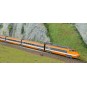 AZAR_T01-OR1D-Azar T01-OR1D TGV Paris South-East (PSE) set, world record, SNCF, orange, digital, Z scale